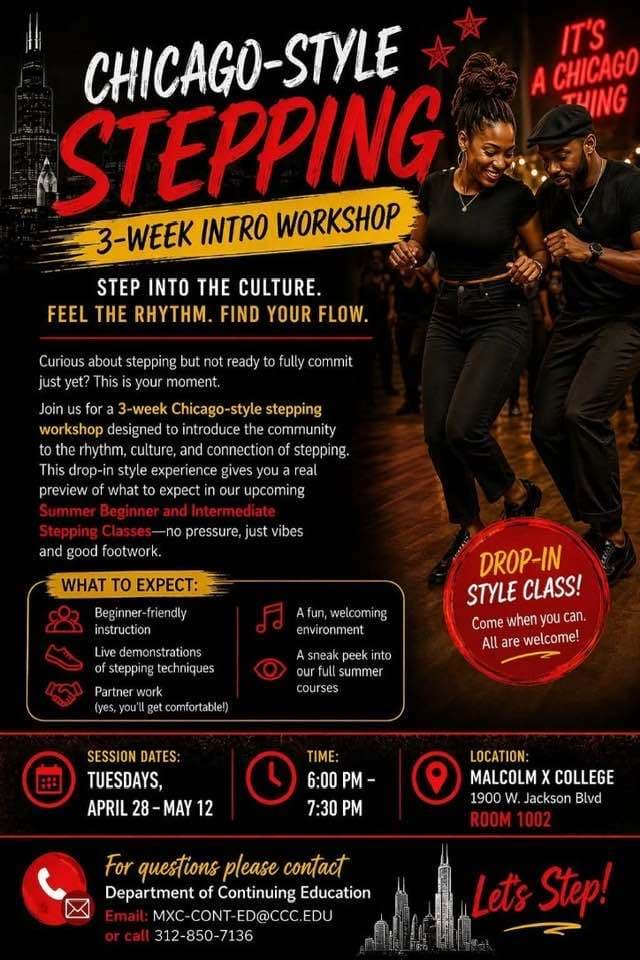 Chicago-Style Stepping 3-Week Intro Workshop